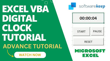 Create a Digital Clock Timer in Excel with VBA Macros | Step-by-Step Tutorial