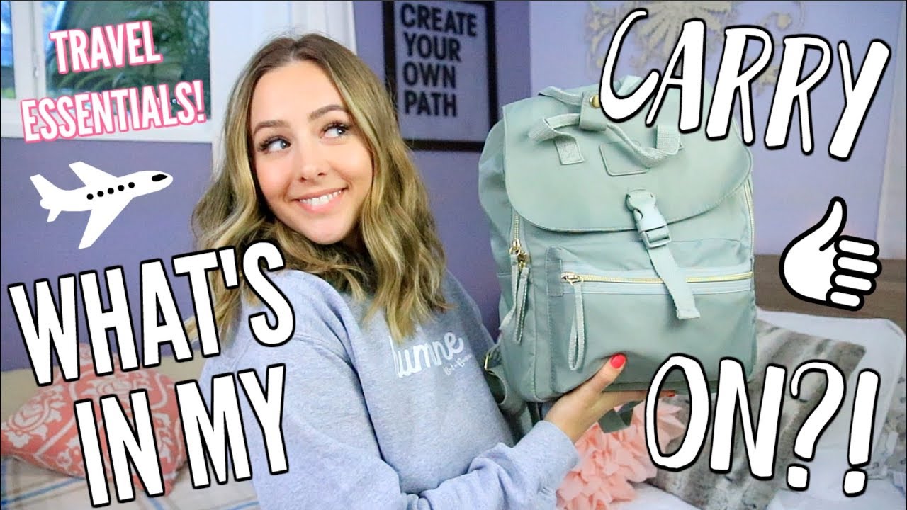 Whats In My Carry On  Travel Essentials