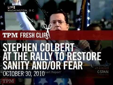 Stephen Colbert At The Rally To Restore Sanity And...