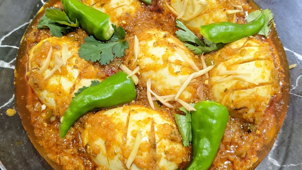 انڈا گریوی ♥️ Anda Gravy Restaurant style Egg Gravy Recipe I Egg Masala ...