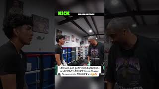 Oblivion is on FIRE with Shakur Stevenson’s TRAINER doing a COACHING SESSION with him 👀🔥