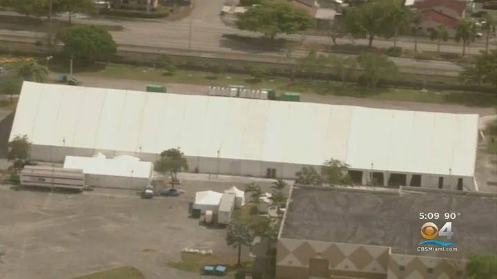 To Coronavirus Burden, Temporary Field Hospital Erected At Tamiami Park