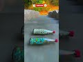 Bottle vs Stairs😨😱 Rolling Bottles till the end !#shorts #explore #newtrend #bottlecrushing