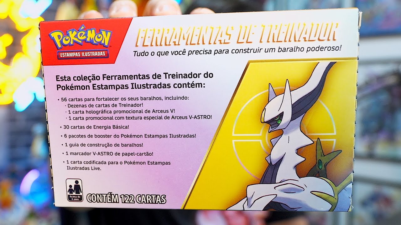 Box 122 Cartas Ferramentas De Treinador Pokémon Tcg - Copag