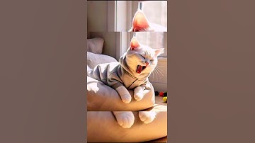 Lazy cat routine 🥱