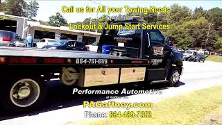 Call us for All your Towing Needs - 864-489-7553