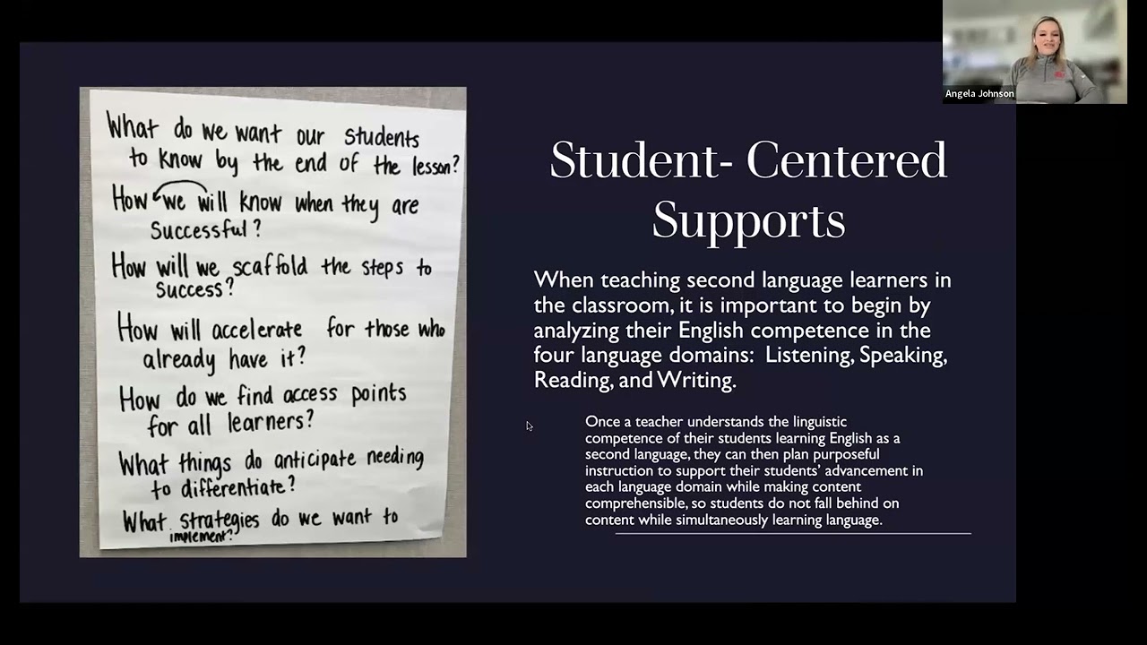 English Language Supports