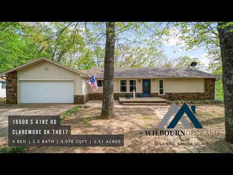 15500 S 4192 Rd, Claremore, OK home video tour
