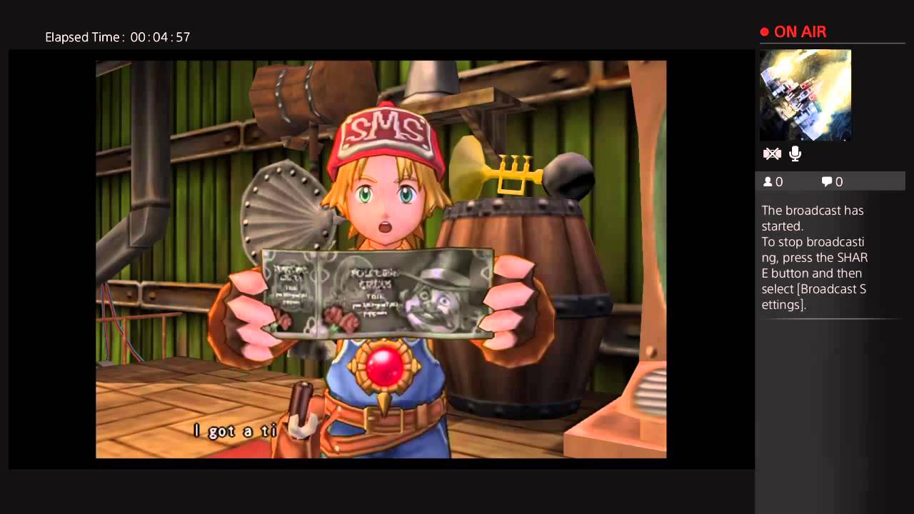 Yreon's Live PS4 Broadcast