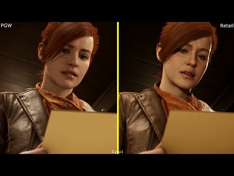 Spider-Man PGW 2017 Trailer vs Retail PS4 Pro Graphics Comparison