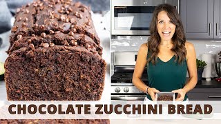 Double Chocolate Zucchini Bread Recipe | Super Moist & Delicious!