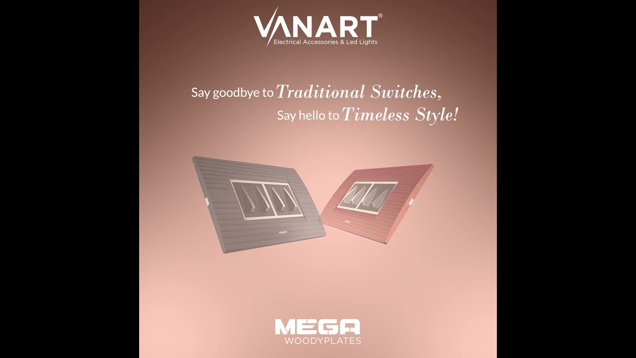 Vanart - Mega Woodyplates for Timeless Designed Swiches! 