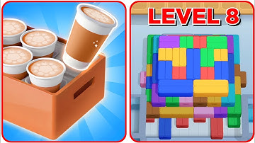 Coffee Craze Level 8 Game Answers Walkthrough Solution | Coffee Craze Jam Puzzle Game