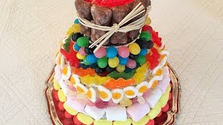 Recette Gateau De Bonbons How To Make A Candy Cake Youtube