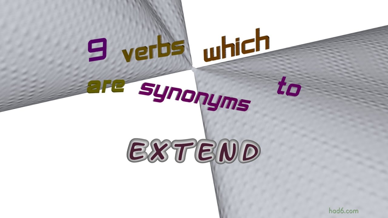 extend-10-verbs-which-are-synonyms-of-extend-sentence-examples-youtube