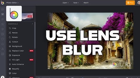 How to Use Lens Blur in Befunky 2025?