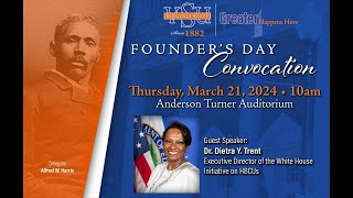 Watch Live!!! VSU’s Founder’s Day Convocation 2024