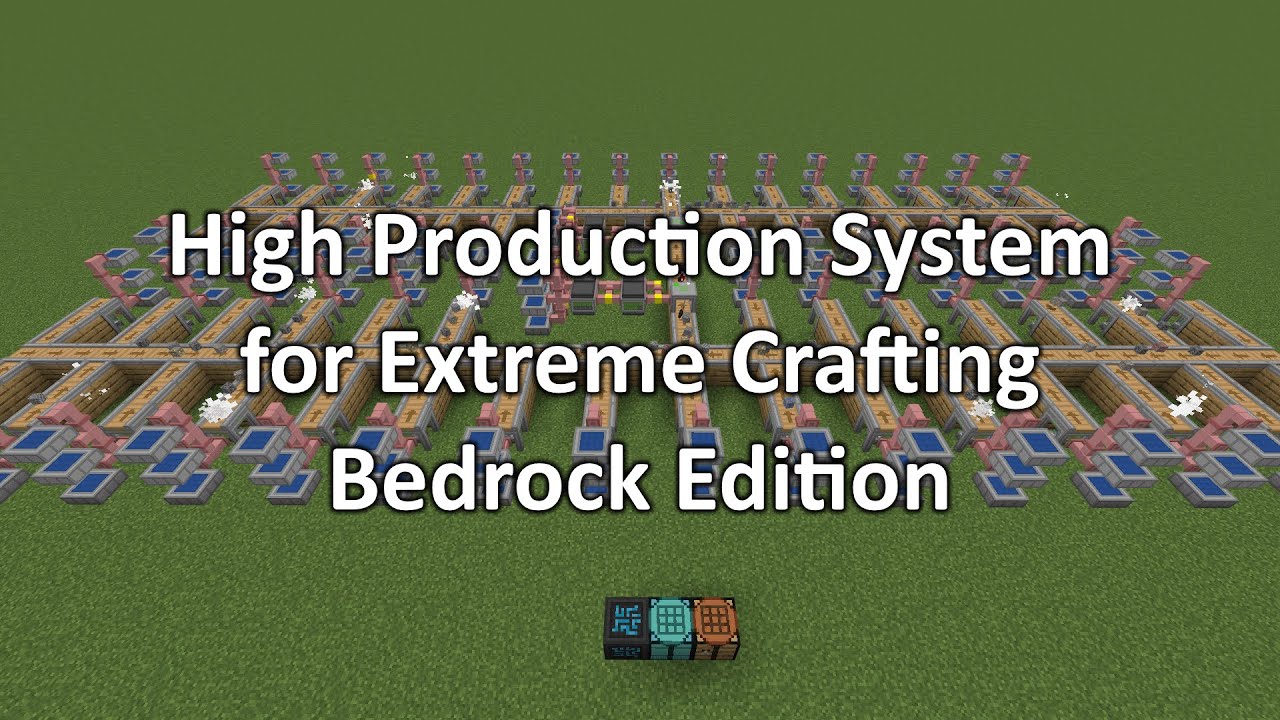 Minecraft Bedrock Edition Addon Showcase: High Production System - YouTube