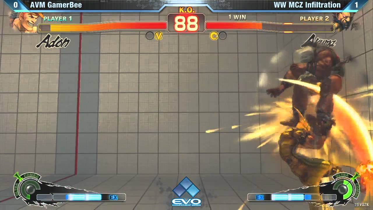  EVO 2012 SSFIV AE Grand Final AVM GamerBee Adon Vs WW MCZ 