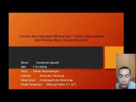 Video: Apakah 7 kumpulan mineral itu?