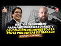 Devolución del impuesto a la renta por rentas de trabajo l Juiciosos por LP Derecho