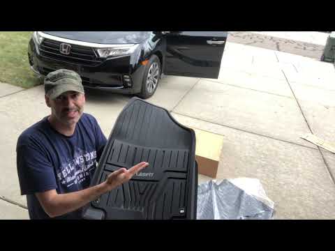 Honda Odyssey Floor Liner - Lasfit cargo mat and floor liner - YouTube