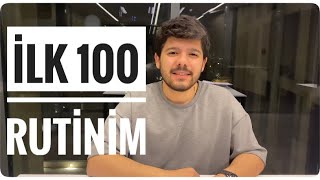 İLK 100 İÇİN SON 90 GÜN RUTİNİM-PROGRAMIM❗️  | + MOTİVASYON | #YKS #İLK100 #DERECE