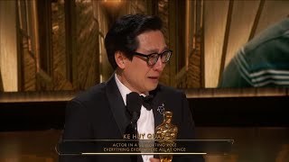 Ke Huy Quan wins Actor in a Supporting Role for Everything Everywhere All at Once