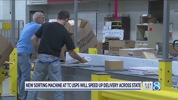 New sorting machine at Traverse City USPS will speed up delivery across state