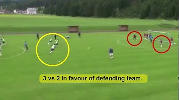 Aggressive Press Set Up - Defending Overload Set Up