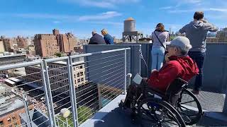 The views from the top of the Whitney Museum of Ameican Art