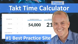 Takt Time Calculator in Lean Six Sigma manufacturing projects || Praxie Software screenshot 4