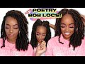 🔥 NEW 3x Poetry Bob Locs! Illusion Crochet Braids WATCH B4 You Buy! | MARY K. BELLA |JanetCollection