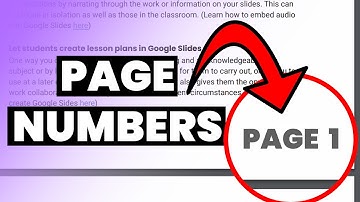 How to Add Page Numbers in Google Docs
