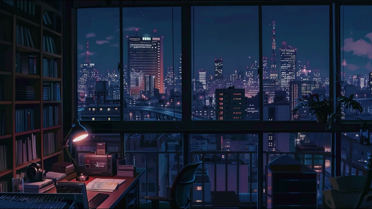 Midnight Study Session 🌃 Lofi Beats para Concentrarte en la Noche