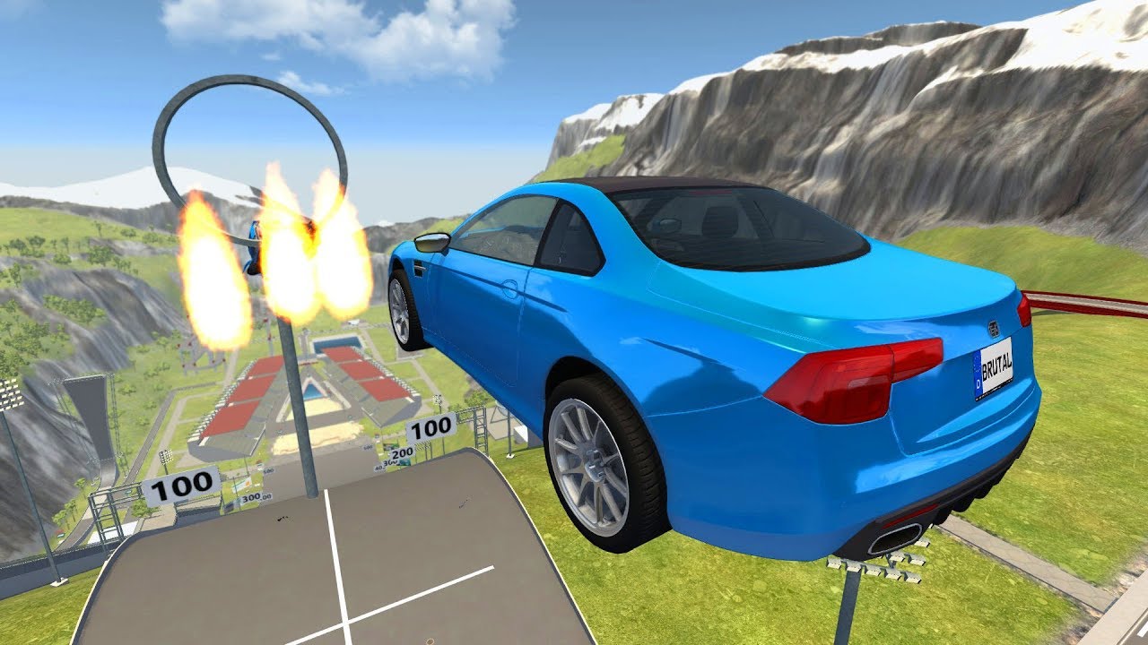 Пламенный мотор jumping car