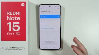 Redmi Note 15 Pro/Pro+ 5G: How to Activate eSIM