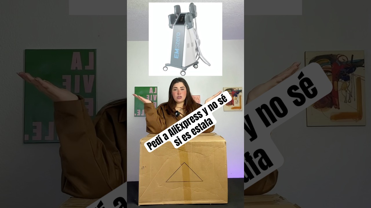 Nunca sabes si es estafa 🥲 #aliexpress #review #unboxing #emsculpt