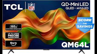 TCL 85-Inch QM64L Series | Mini LED QLED 4K HDR Gaming TV for Sports & Movies | 85QM64L, 2026.