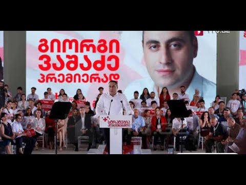 მზად ვარ, შევიდე ბრძოლაში, როგორც პრემიერ-მინისტრობის კანდიდატი - გიორგი ვაშაძე
