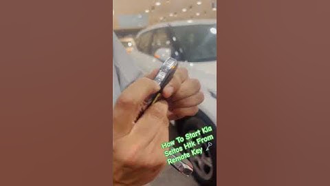 How To Start Kia Seltos Htk From Remote Key🗝️🗝️🔥🔥😎🤗 #automobile #seltos #seltosfacelift #seltos2024