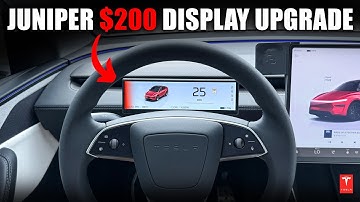 Nieuwe Tesla Model Y Juniper 2026 $ 200 schermupgrade / Apple CarPlay en meer! #tesla