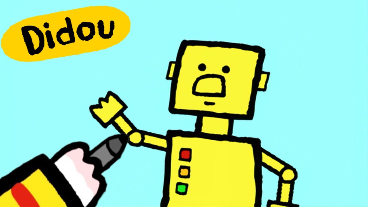 Robot de dessin animé simple (conception et animation) par Mattlamp -  Astuces pour dessiner