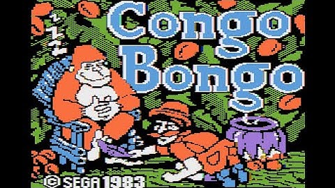 Congo Bongo walkthrough (Apple II - SEGA)