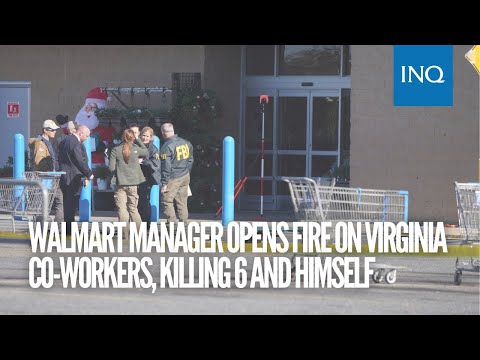 Walmart manager opens fire on Virginia co workers, killing 6 and himself