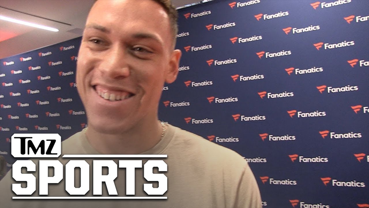 Aaron Judge Pitches Bryce Harper to Sign with the Yankees | TMZ Sports -  YouTube