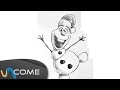 Meglio Di Disegni Da Colorare Olaf Con Cuori
