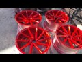 Amazing Lollypop Red powder coating