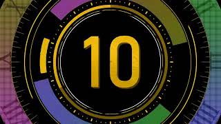 COUNTDOWN TIMER  v 679  30 sec with sound music effects 4K 360p