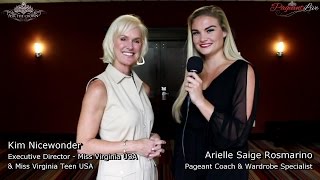 Kim Nicewonder, Director Miss Virginia and Virginia Teen USA - Ask the Crown On Location with Ariell